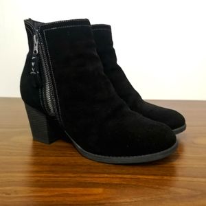 Skechers Black Suede Booties